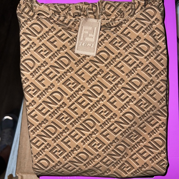 Fendi X Skims HIGH NECK BODYSUIT - Picture 5 of 5